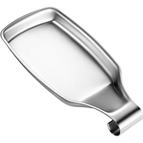 Stainless Steel Spoon Rest Spoon Holder Kitchen Tools for Kitchen Buffet Table