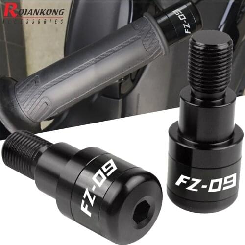Motorcycle Handlebar Grips Slider Cap Plug Hand Bar End For Yamaha FZ09 FZ-09 FZ 09 2013 2014 2015 2016 2017 2018 2019 2020 2021