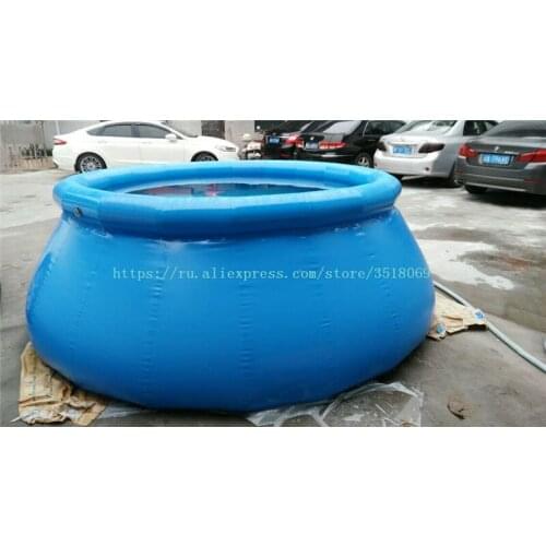 3 m diameter blue reservoir for sale, PVC inflatable swimming pool, with free air pump