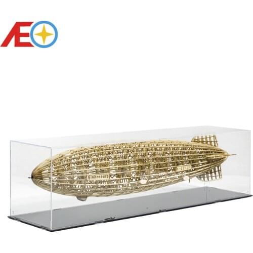 2021 New DIY Static Model Building Model 1:453 LZ-129 Hindenburg Zeppelin Airship 540mm Length Wooden Toys Building Toys Gift RC