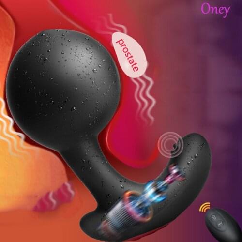 Clitoral stimulation Vibrator Inflatable Dildo Vibrating Butt Plug Anal Expansion Prostate Massager Erotic Sex Toys for Women