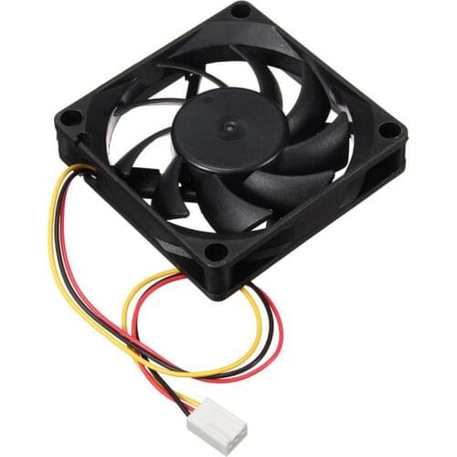 High Quality Fan Quiet 7cm/70mm/70x70x15mm 12V DC 3pin Computer/PC/CPU Silent Cooling Case Fan