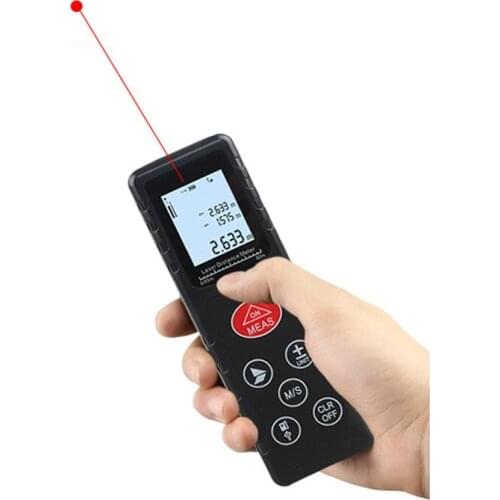 High Quanity Mini Mulit-function 40M Tape Laser Rangefinder Measuring Area Volume Distance Laser Meter Digital Electric Machine