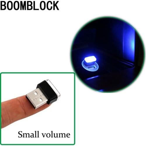 1pcs Car-Styling USB Atmosphere LED Light Car Accessories For Peugeot 206 407 Citroen C4 C5 Honda Civic Accord CRV Lada Vesta