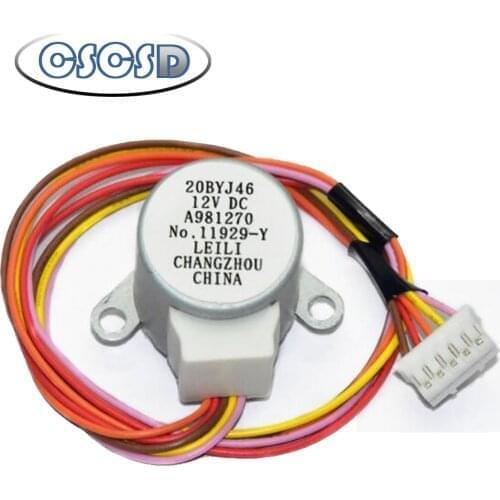 100% Original For Panasonic Air Conditioner Swing Leaf Synchronous Swing Wind Motor Stepper Motor 20BYJ46 12V DC