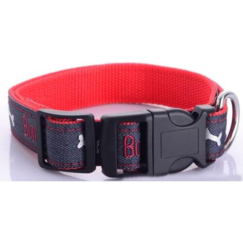 200pcs/lot Adjustable Dog Cat Harness Leash Lead Set Safety For Walking Strong Denim Pet Collar Four Sizes Free Shipping