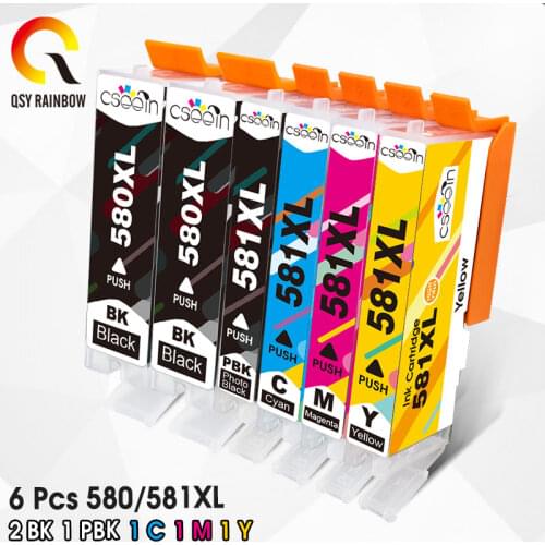 580 Compatible PGI CLI 581 XL ink Cartridge For CANON TS9550 TS9551 TS705 TS9551C TR7550 TR8550 Printer