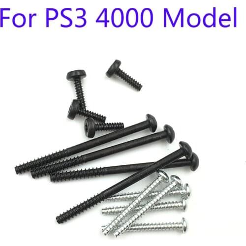 60Sets For PS3 Super Slim Housing Shell Screws For Sony PS3 4000 model Console Screws Set Replacement