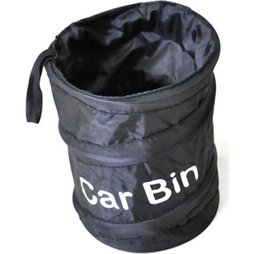 Car Trash Storage Bin Spiral Durable Bucket Folding Trash Can Versatility Leak-proof Rubbish Practical Bucket