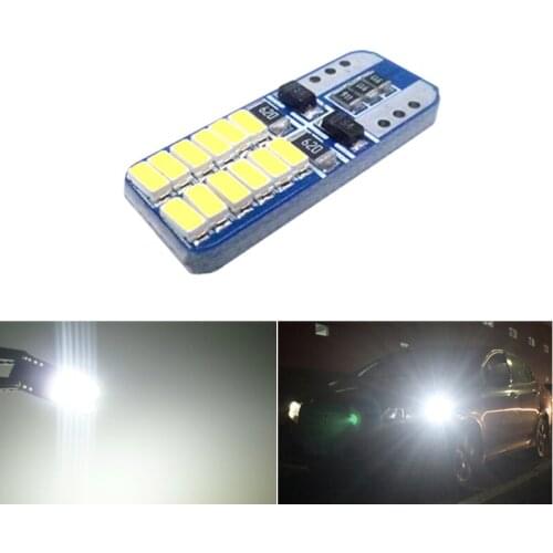 Auto Led T10 194 W5W LED 168 Canbus 24SMD 3014 Car Super Bright Turn Side License Plate Light Dome Reading Lamp Bulb