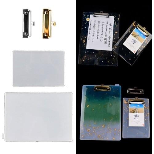DIY A4 Clipboard Resin Mold File Folder Resin Molds Drawing Board Mold Art Tools