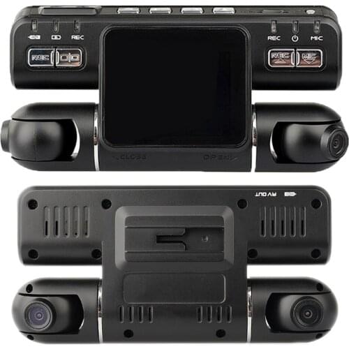 HD G-Sensor Camera Video Recorder Multilingual 2018 New 2.0 Inches LCD Dual Lens 120 Plus 120 Degree Wide Angle Dash Cam Car DVR