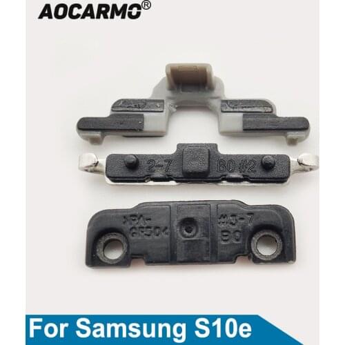 Aocarmo For Samsung Galaxy S10e s10E Fingerprint Button Board Flex Cable Bracket Buckle Holder