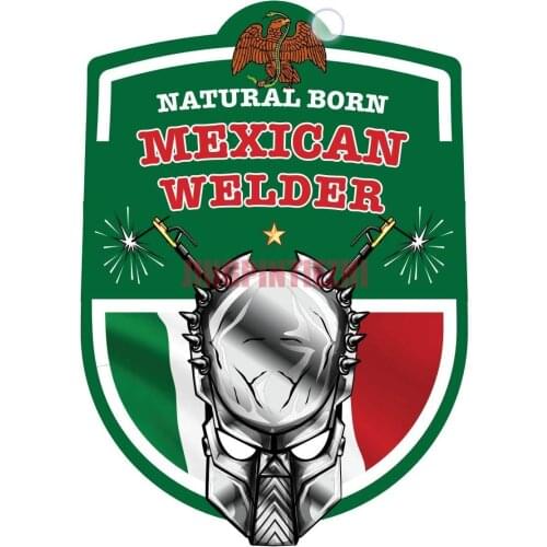 Creative Mexican Welder Welding Sticker Decal Oil Field Garbage Truck Hart Hat Sticker Racing Motorcycle Helmet Stickers