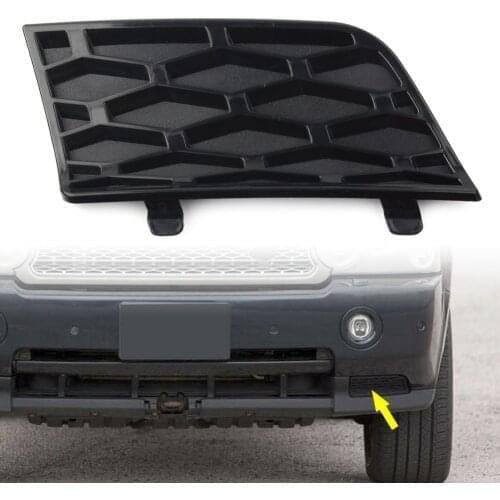Left Car Front Bumper Grille Air Inlet Grill Cover For 2006 2007 2008 2009 Land Rover Range Rover 4.2L Black ABS DXB500350PUY
