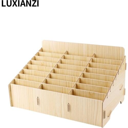 LUXIANZI 24 Cells Storage Box Tool Mobile Phone Desktop Mobile Organizer toolbox Screw Tweezers Repair Hand Tools Parts Boxs