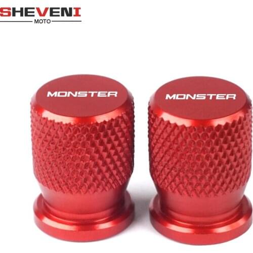 Motorcycle Accessories For DUCATI Monster 620 695 696 795 796 800 Cover Wheel Tire Valve Stem Airtight Covers Cap with Logo