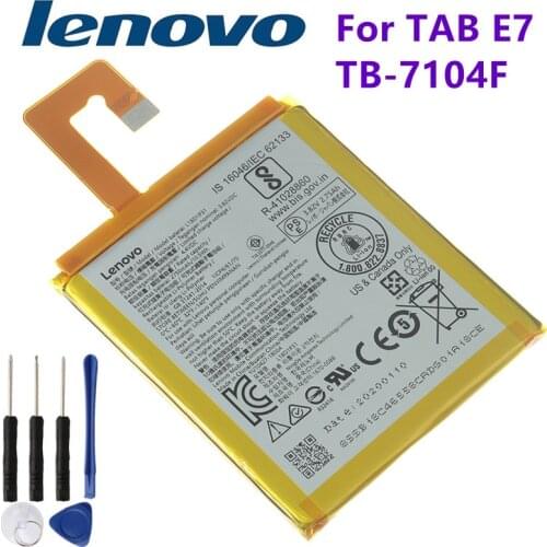 Original High Quality L18D1P31 2750mAh Battery For Lenovo TAB E7 TB-7104F Mobile Phone