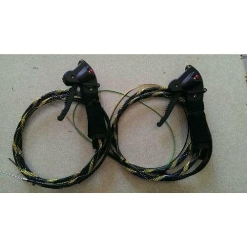 Paramotor electric start hand throttle