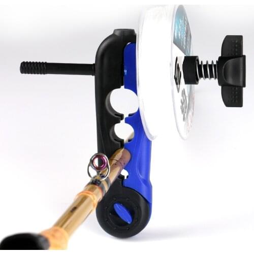 Kingdom Portable Fishing Line Winder Reel Spool Spooler Machine spinning Baitcasting Reel spool Spooling Station System Fishing