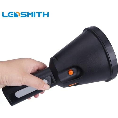 High Power Portable Hand held Hunting Flashlight CREE U2 Rechargeable Battery Searchlight OutdoorLighting Fishing From Russia