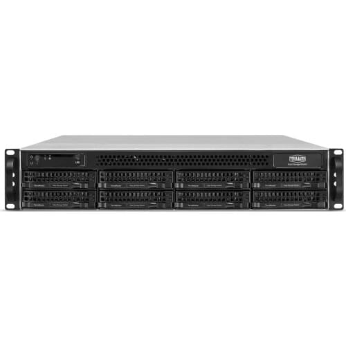TerraMaster U8-111 10GbE NAS Rackmount 2U 8-bay Network Storage Server Intel Quad-core CPU with Hardware Encryption (Diskless)