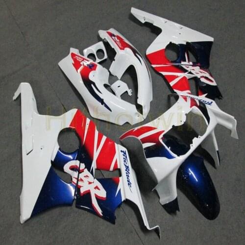 Custom motorcycle article for CBR400RR NC29 1990 1991 1992 1993 1994 motor Fairing+Botls+red white blue