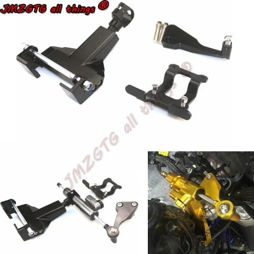 Motorcycle cnc Universal Stabilizer Damper Complete Steering Mounting Bracket For YAMAHA FZ07/MT07 2014-2016