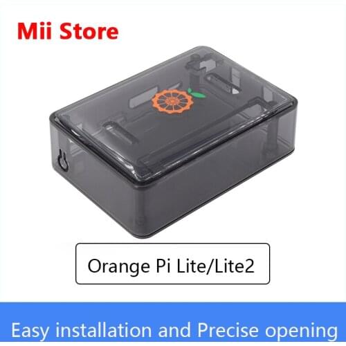 Orange Pi Lite/Lite2 ABS Black Protective Case, Easy installation and Precise opening