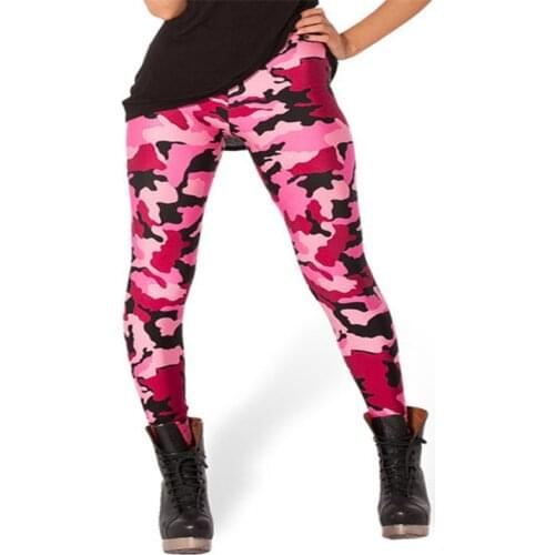 HOT Sexy Fashion Womens Pirate Leggins Pants Digital Printing CAMO PINK LEGGINGS - LIMITED Woman Leggings