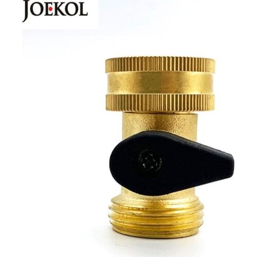 Female 3/4 to the 3/4 male brass garden tap 1-way Irrigation valve copper metal threaded water pipe connectors adapter 1 pcs