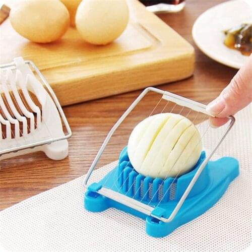 1PC Stainless Steel Fruit Cutter Chopper Peeler Small fruit preserved Egg Manual Slicer Home Kitchen Tools