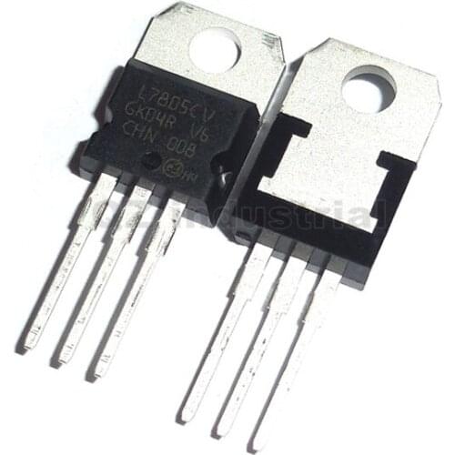 10Pcs/Lot New and Original IC REG LINEAR 5V 1.5A TO220 L7805CV