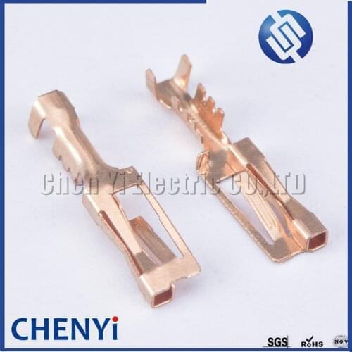 50 Pcs Auto Crimp Terminal TPA-A/B Connector Position Female Terminals Plug-In Copper Insert Splice Pin 12146448 12146447