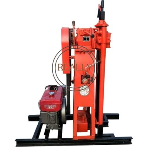 Water Drilling Rig Diesel Exploration Mine Drilling Rig Machine Soil Investigation Hydraulic Core Powered Borehole Digging
