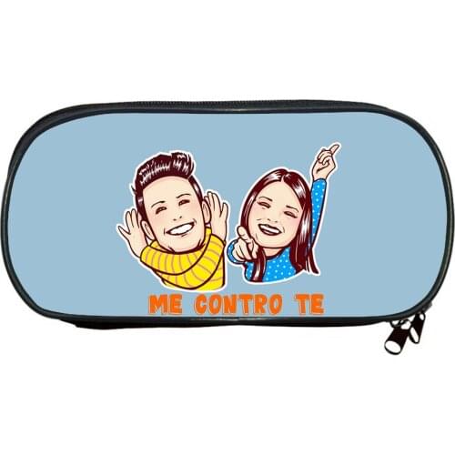 Me Contro Te Pencil Case Cosplay Student School Stationery Box Pencil Case Cosmetic Makeup Bag Boy Girl Gift Storage Bag