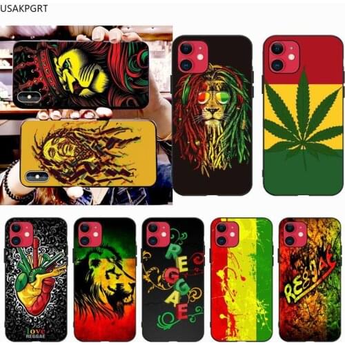 Cori Reith rasta lion reggae bob marley Shell Phone Case for iphone 12 pro max 11 pro XS MAX 8 7 6 6S Plus X 5S SE 2020 XR case
