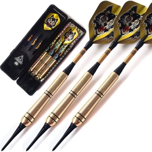 Cuesoul New Soft Tip Darts 3 Complete Darts 16-gram Barrels (The Sky Wolf Series)