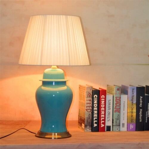 Glaze Craft Vases Lamps Jingdezhen ceramic porcelain table lamp