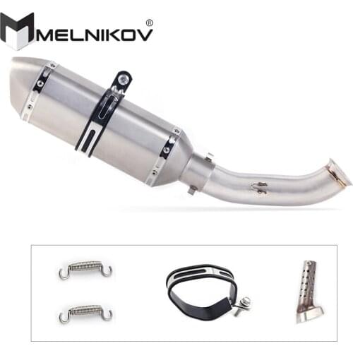 Motorcycle Exhaust Muffler Middle Pipe Slip On Escape For DUKE 390 250 DUKE 125 RC 390 125 RC390 2016 2017 2018 Exhaust