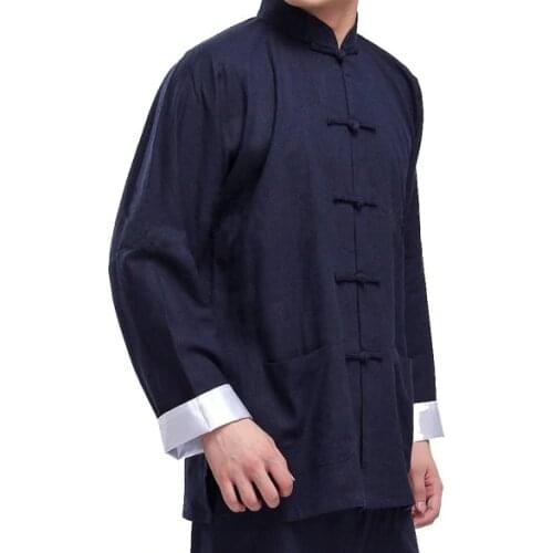 Classic Chinese tang suit Kung Fu suits Bruce Lee clothes Wing Chun taiji tai chi clothing set costume for men 2pc / set