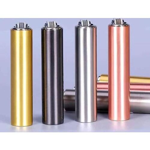 Clipper Lighter Printing Metal Nylon Portable Butane Gas Flint Lighters Grinding Wheel Inflatable Lighters Smoking Accessories