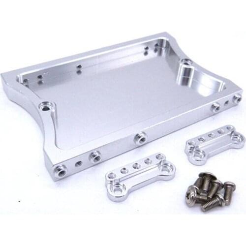 Metal Steering Gear Cabin Tail Plate Shock Absorber Mount for MN D90 D91 D99S RC Car Parts Accessories