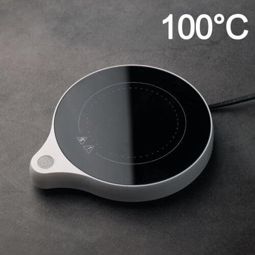 220V Cup Heater Mug Warmer 100°C Hot Tea Makers 5 Gear Temperature Warmer Coaster Heater for Coffee Milk Tea Heating Pad