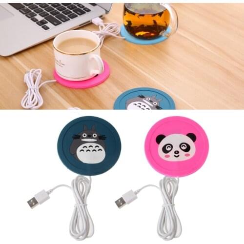 2021 New Cartoon 5V USB Warmer Silicone Heater for Mug Coffee Hot Drinks Beverage Cup Mat Pad