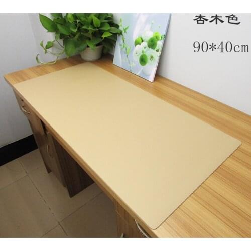 Wholesale 90*40CM PU leather Business office Desk mat Computer desk pad
