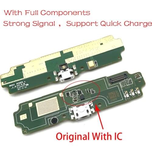 New Charging Port Connector Board Parts Flex Cable With Microphone Mic For Xiaomi Redmi 4A Flex Cable Board Replacement Parts