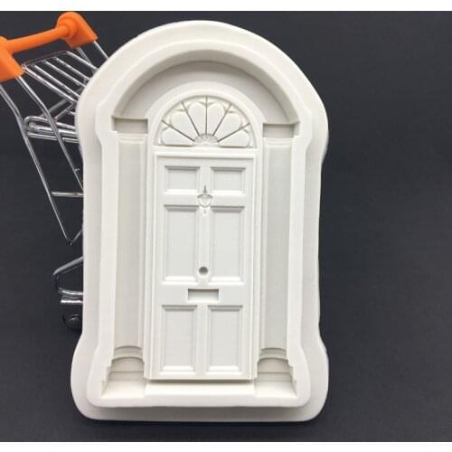 The Door Shape Cake Side 100% Platinum Silicone Sugarcraft Mould, Fondant Cake Decorating Tools