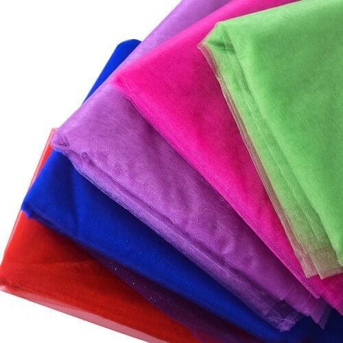 Wedding Decor Chair Sash Organza Fabric Party Decoration Sheer Soft 48cm x 20m roll free shipping