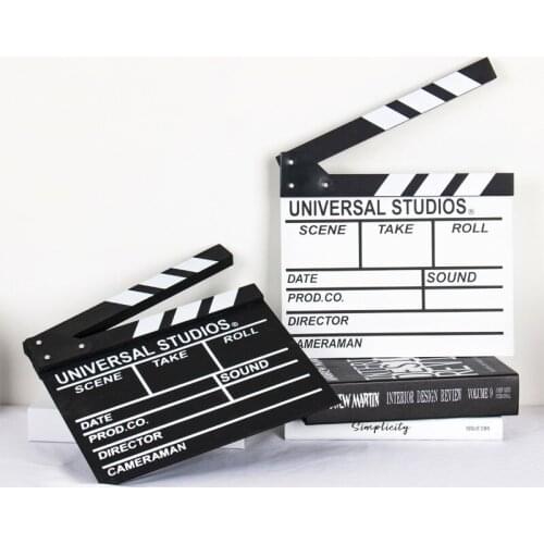 Creative Movie Clapper Board Director Board Hit Board Personality Home Bar Coffee Shop Decoration Ornaments Pendant
